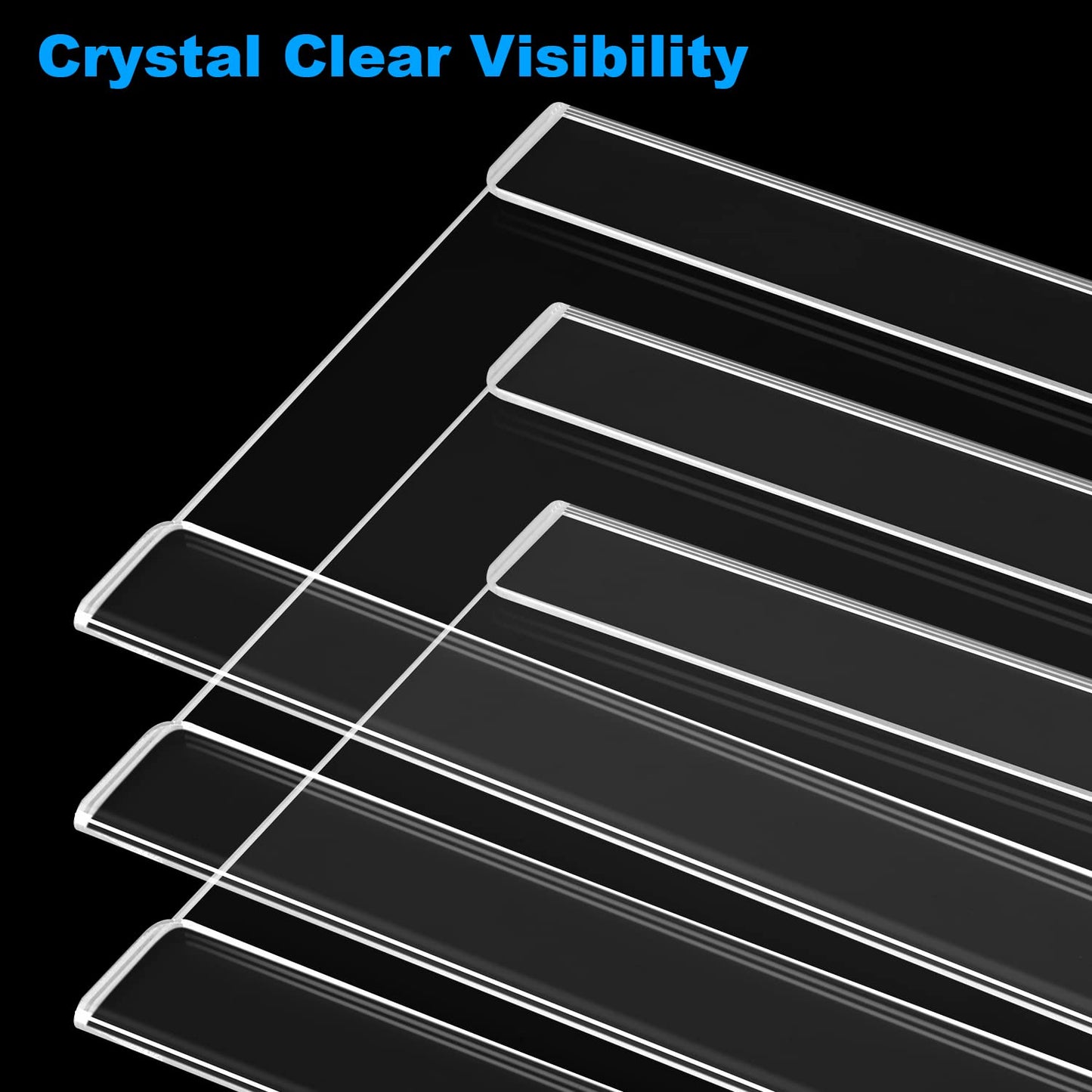 8 Pcs 11"×17" Acrylic Sign Holder Wall Mount, Horizontal No Drilling Clear Wall Frame, Door Sign Holder with Adhesive Tape, for Offices Shop, Promotions, Homes Restaurants, Photo, Picture, Events, Meeting