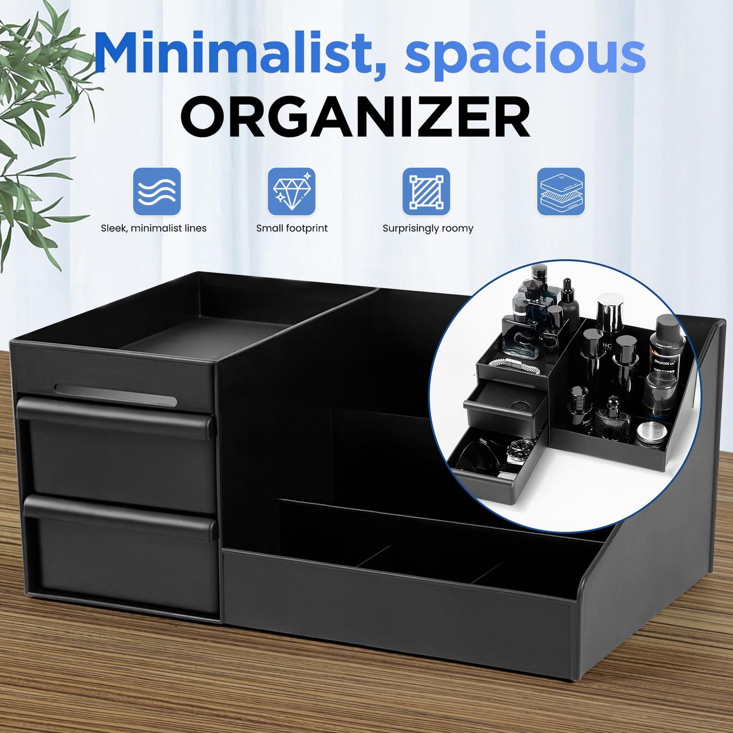 Mens Organizer,Perfume Organizer,Cologne Stand,Cologne Shelf,Perfume Stand,Shelf for Bathroom Counter,Mens Dresser,Men Bedroom,Bathroom Organizers and Storage,Gifts for Men