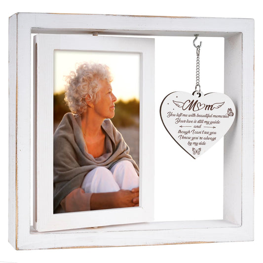 Vetbuosa Memorial Gifts for Loss of Mom, Sympathy Picture Frame, Sympathy Gifts for Loss of Mother, Grief Condolence Bereavement Remembrance Gift,Fits 4x6 In Photo