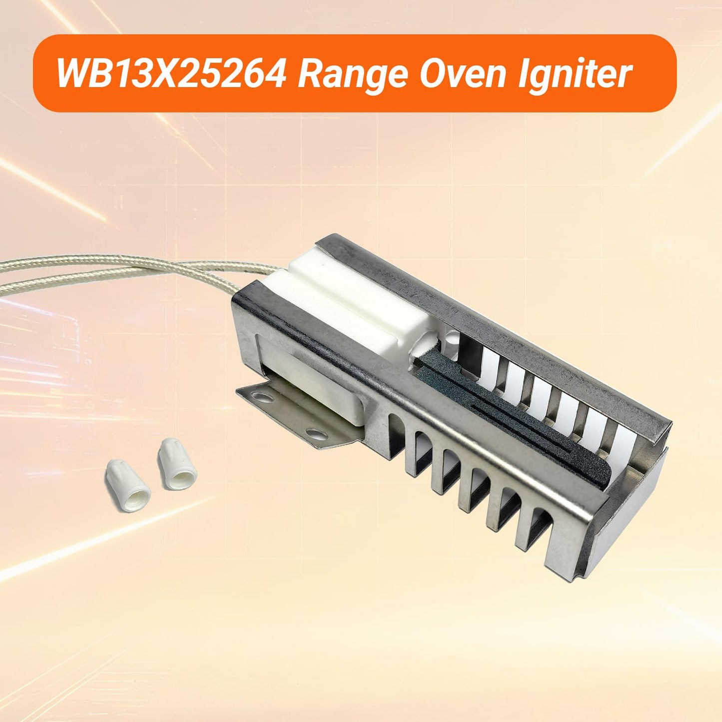 WB13X25264 Gas Oven Igniter Glowbar Compatible with GE Gas Range ZGP366LR2SS ZGP364NDR1SS ZGP364NDR2SS & Replaces WB13K10040 4464424 AP5986243 PS11726669 EAP11726669