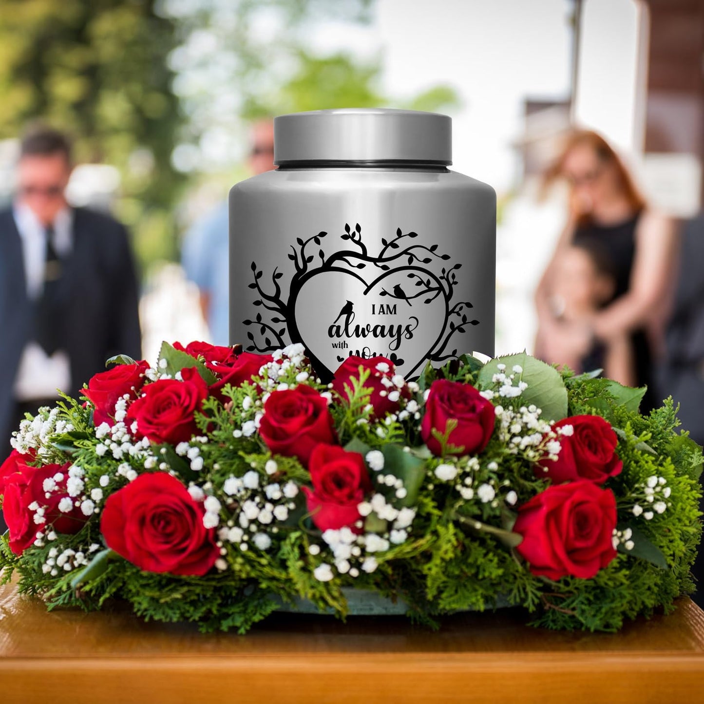 Cremation Urns for Human Ashes Adult - Woman Men Large up to 220 lbs Decorative Memorial Funeral Burial Urn for Ashes Male Female Dad Mom