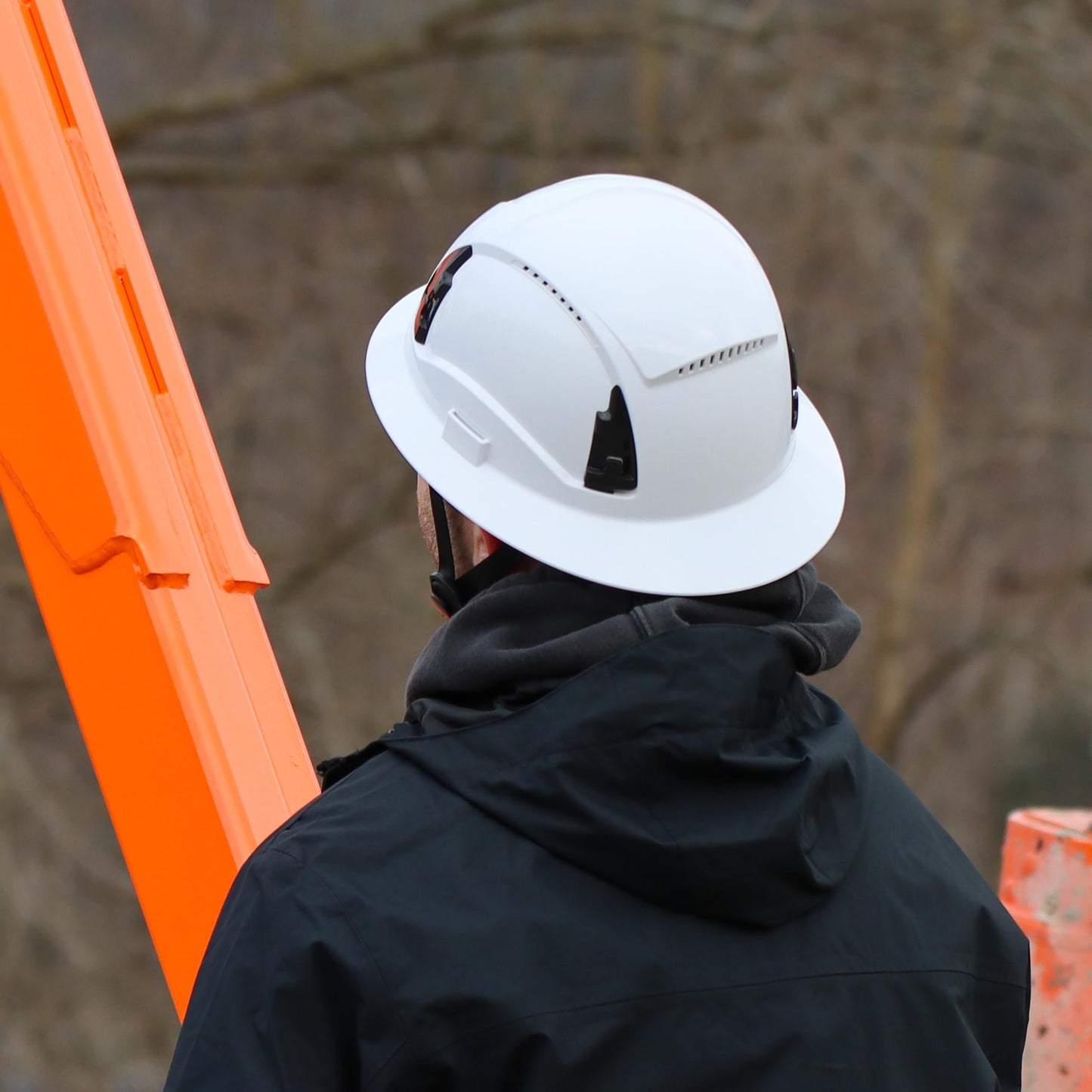 Malta Dynamics APEX Type 2 Class C Full Brim Safety Helmet, Vented, ANSI Z89.1, EN12492, OSHA 1910 and OSHA 1926 Compliant, Yellow