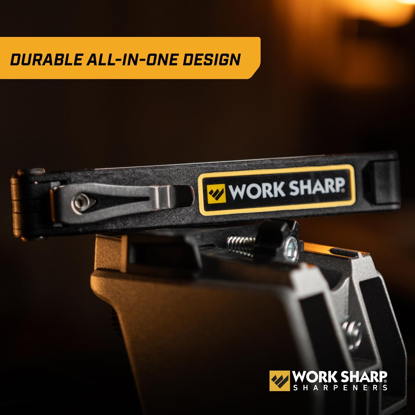 Work Sharp Folding Field Sharpener for Knives and Tools - Compact Portable Knife Edge Maintenance Gear For Tradesmen Craftsmen & Outdoor Professionals
