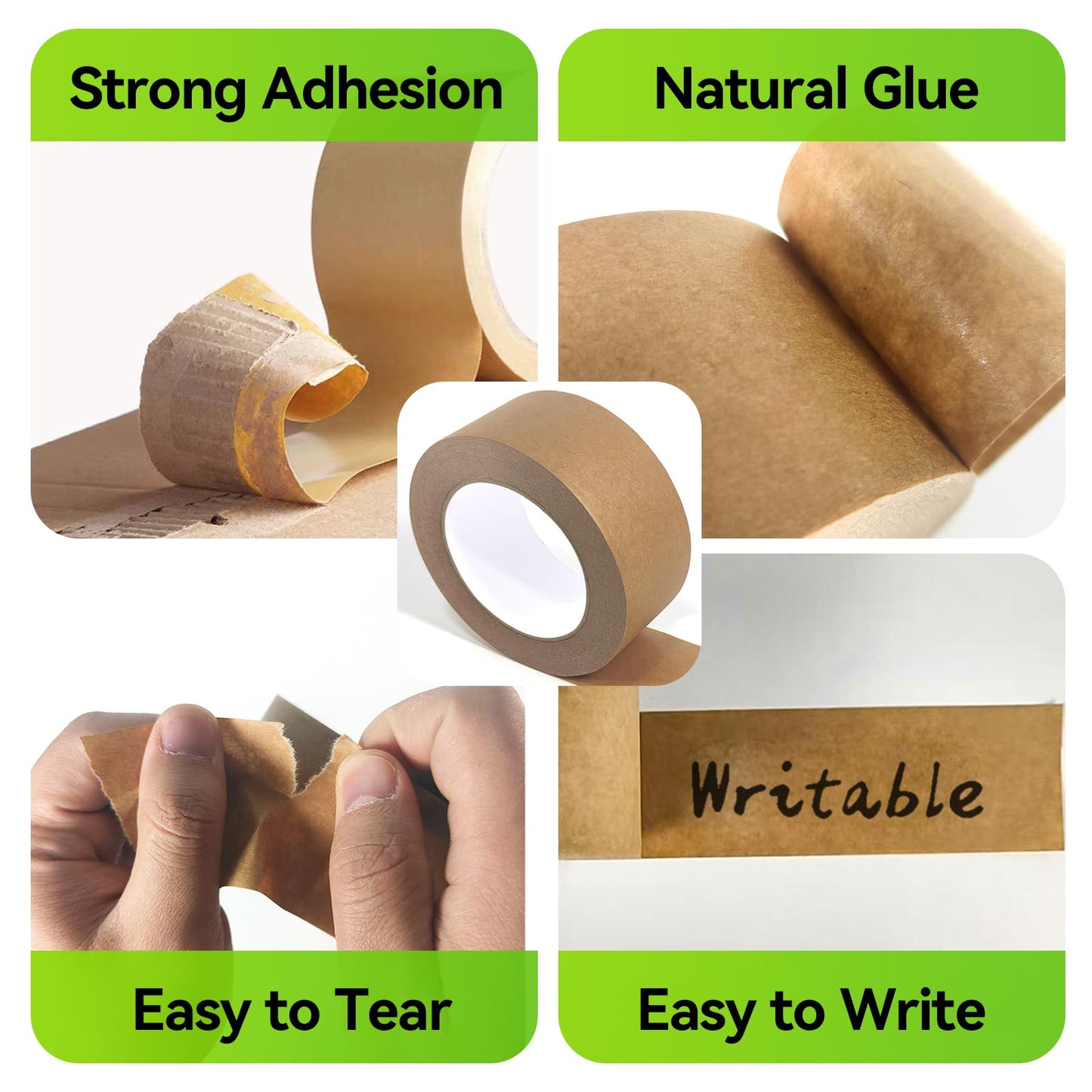 Joisonwoo 10-Pack Brown Packing Tape 2" x 50 Yards – Heavy Duty Brown Tape Packing for Moving, Shipping & Storage | Strong Adhesive, No Splitting, Easy Tear | Must-Have for Secure Box Sealing