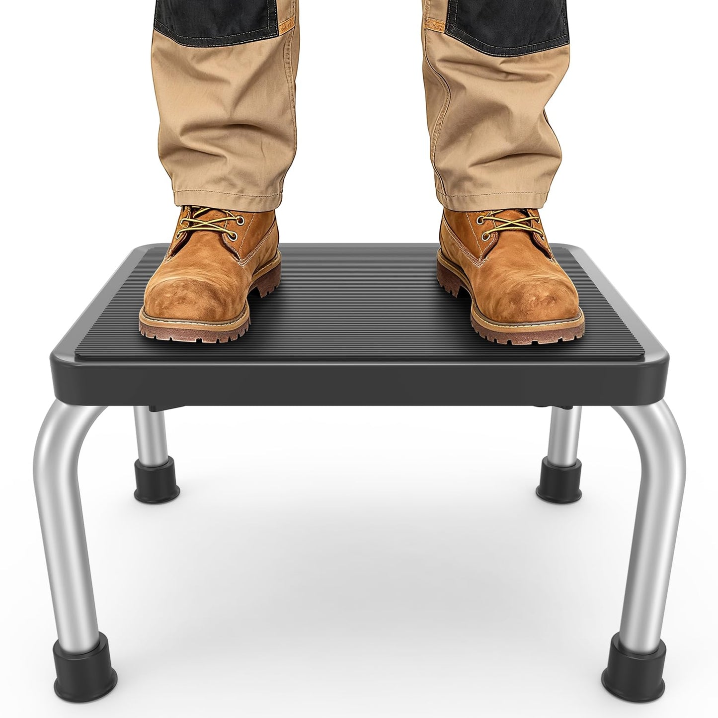 Loyoda Medical Step Stool with Anti-Slip Platform & Feet, Widely Use Foot Stool for Bedroom Kitchen Bathroom, Heavy Duty Step Stool Holds up to 350 lbs