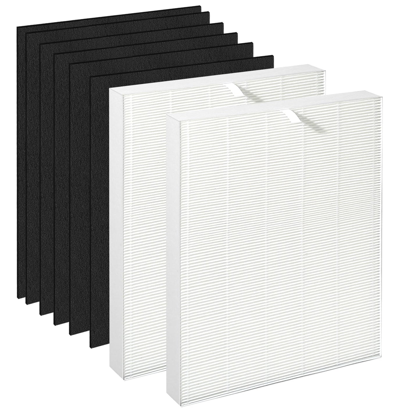 Upgraded Air108 Filter Replacement Compatible With Oreck AirInstinct air purifiers 75, 100, 108, 150,200, including 2 filters and 6 carbon pre-filters
