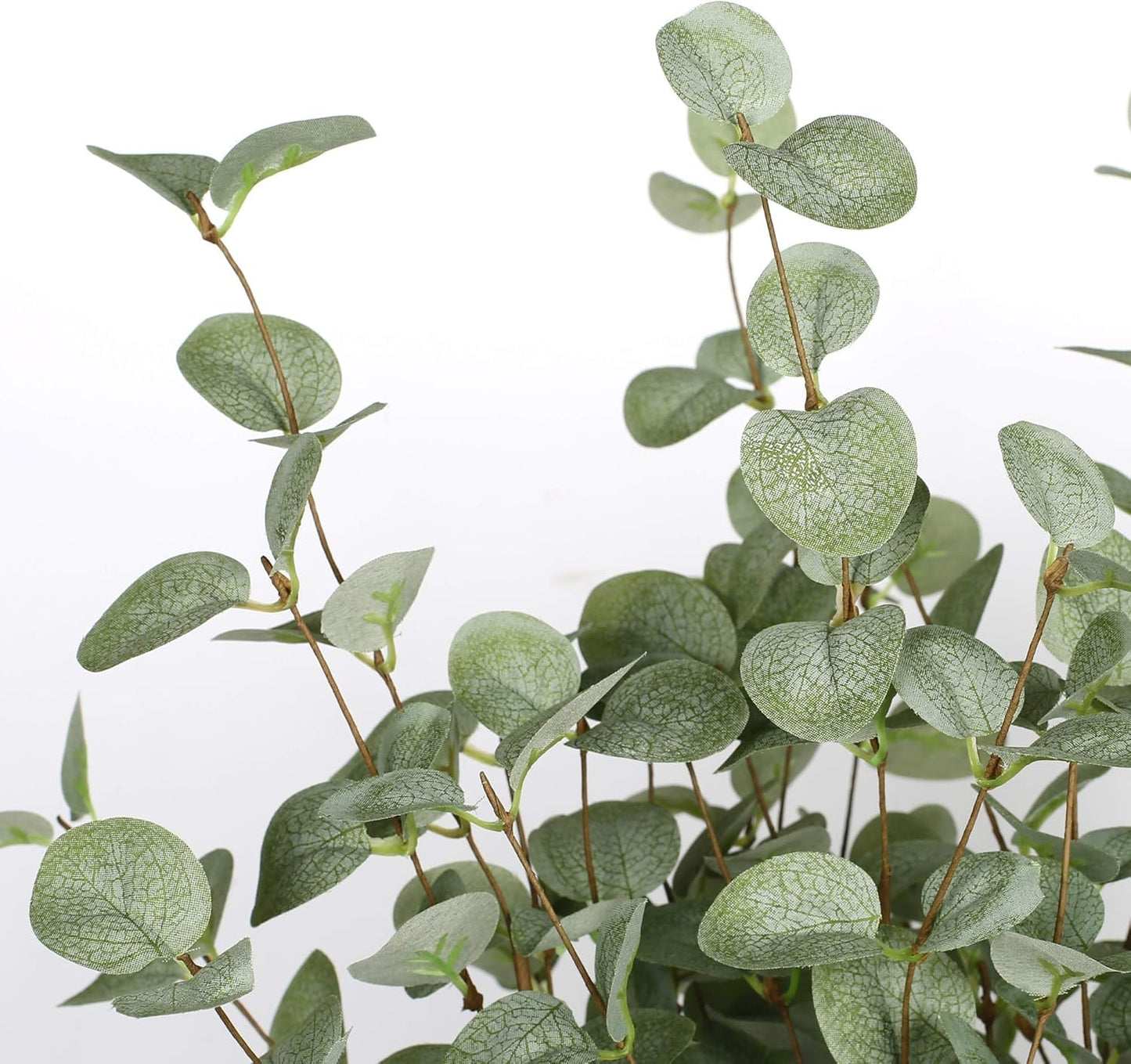 VGIA 12 Pcs 27" Eucalyptus Stems Greenery Stems Eucalyptus Leaf Spray in Green Silk Plastic Plants Floral Artificial Plants for Home Party Wedding Decoration