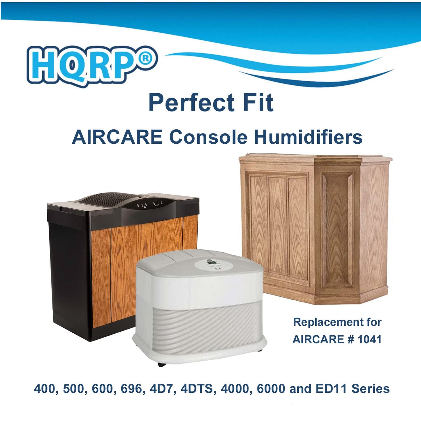 HQRP Wick Filter Replacement for Essick Air AIRCARE 1041 compatible with AIRCARE Essick Air 400, 500, 600, 696, 4000, 6000, 4D7, 4DTS, ED11 series Console Humidifiers