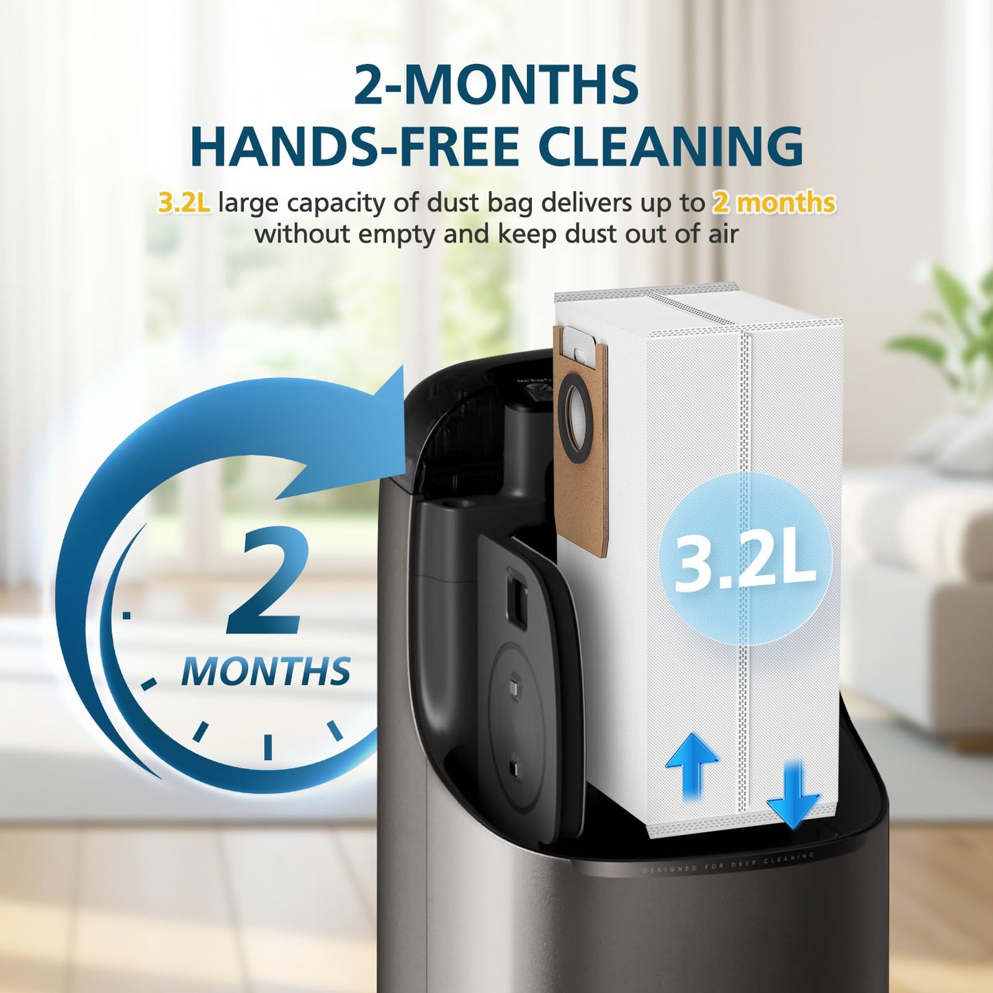 Omni S1 Pro/S1 Accessory Kit for eufy S1, Omni S1 Pro Robot Vacuum Replacement Parts, Include 1*Main Roller Brushes, 2*Mopping Rollers, 6*Side Brushes, 4*HEPA Filters, 6*Dust Bags, 1*Cleaning Tool