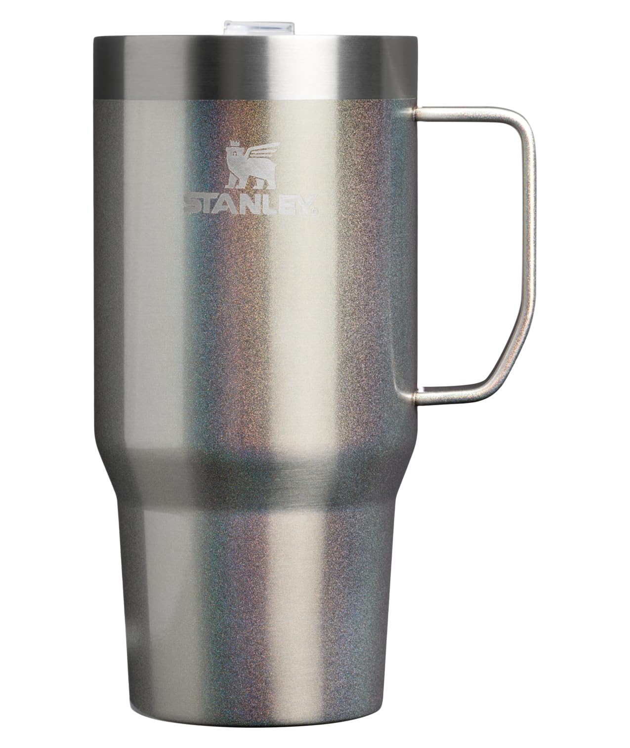 STANLEY The Everyday Suburban Mug | 24 oz | Drink Through Lid | Cup for Coffee, Tea and Drinks | Insulated Stainless Steel Coffee Mug | BPA-Free | Steel Shimmer