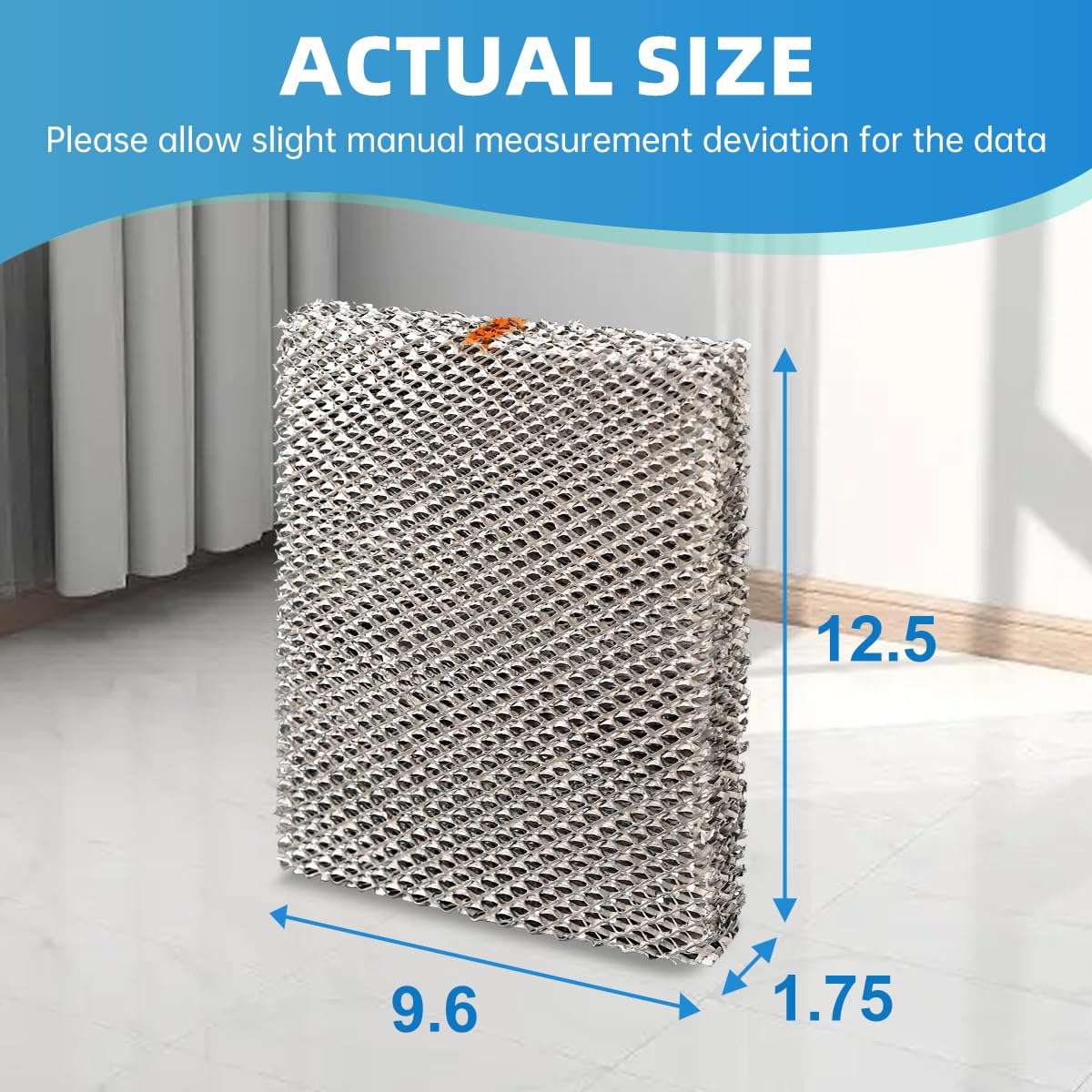 Pleatedfold P110-3545 35 Humidifier Vapor Water Panel Filter Pad Replacement Compatible with Wick HUMCASBP2312 HUMCASBP2412 HUMCCSBP2212 HUMCCSBP2312 HUMBALBP2417 HUMBBLFP1318 HCWP3-18 3-Pack