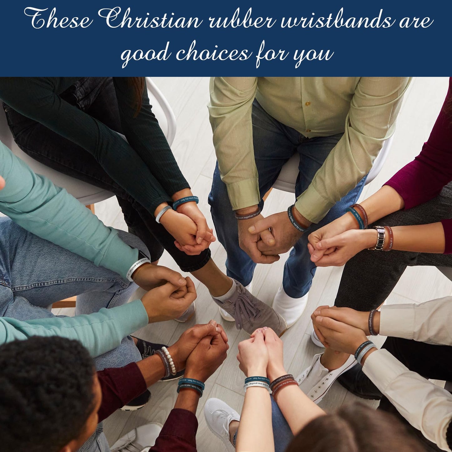 Estune 240 Pcs Bible Verses Bracelets Motivational Quote Rubber Wristbands Christian Religious Silicone Bracelet Inspirational Silicone Wristbands for Unisex Men Women Party (Pastel Color)