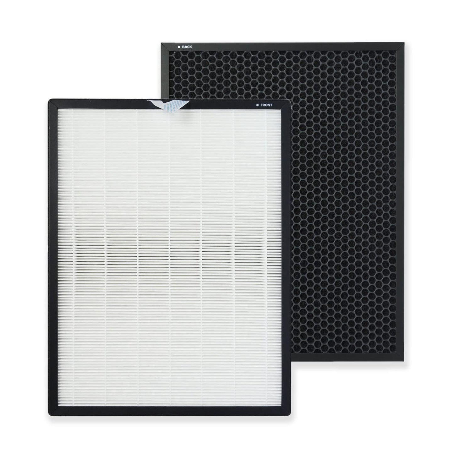 PUREBURG Replacement Filter Compatible with LEVOIT EverestAir Air Purifier Parts EverestAir-RF, H13 True HEPA and Activated Carbon Multi-Layer Filtration, Pack of 1