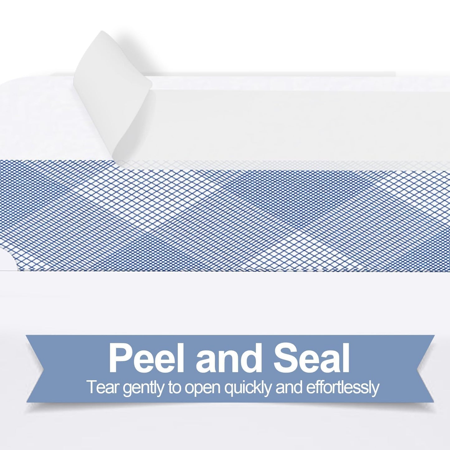 1000#8 Self Seal Business Envelopes, PANDRI No.8 Double Window Design for Business and Quickbooks Check(invoice not fit), Documents Secure Mailing - Number 8 Size 3 5/8 X 8 11/16-24LB