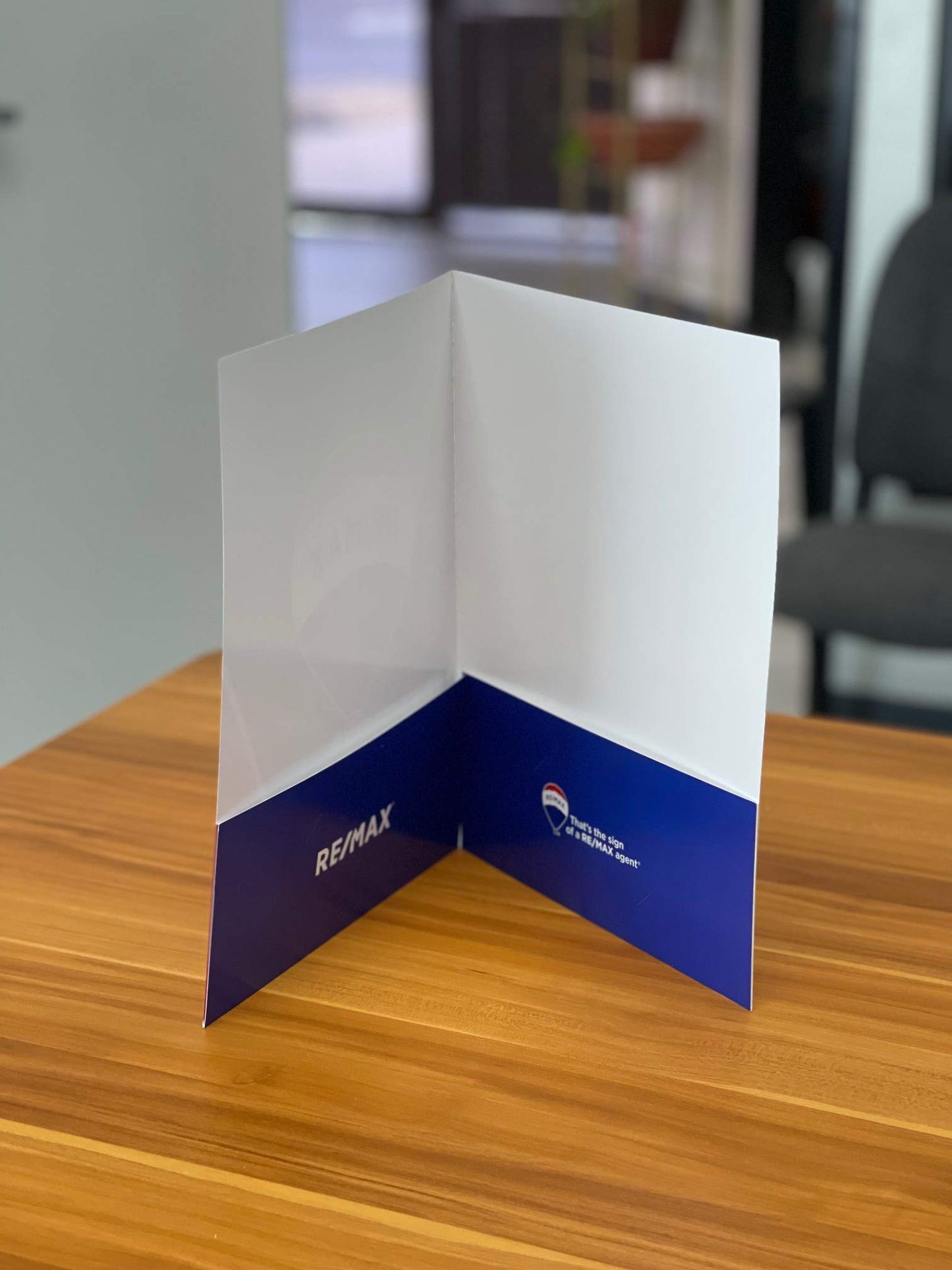 RE/MAX Folders "N01-Blue" 25 Pack