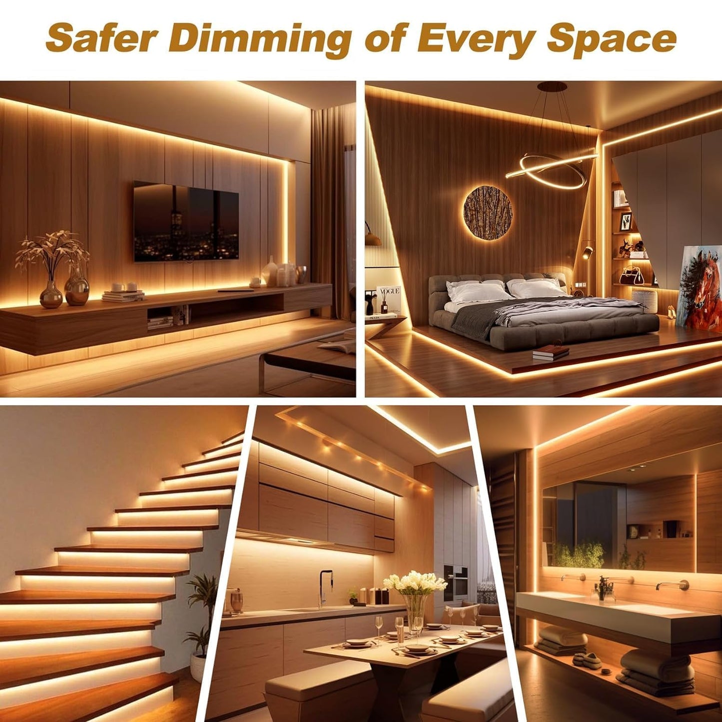 (2 Pieces) 60W 12V Dimmable LED Driver, 12V Triac ELV/MLV Transformer Compatible with Lutron&Leviton Switches, Dimmable Led Power Supply 60W for LED Light Smooth Flicker Free Dimming