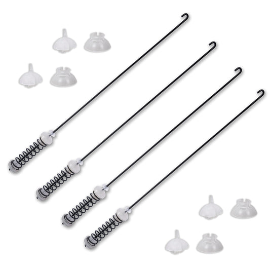 4PC Washer Suspension Rod Replaces W10780048 For Admiral ATW4675YQ1 Whirlpool WTW4800XQ4 WTW4800XQ0 WTW4800XQ1 WTW4800XQ2 Maytag MVWC200XW2 MVWC200XW1 Amana NTW4600YQ1 NTW4650YQ0 RTW4640YQ1 RTW4640YQ0