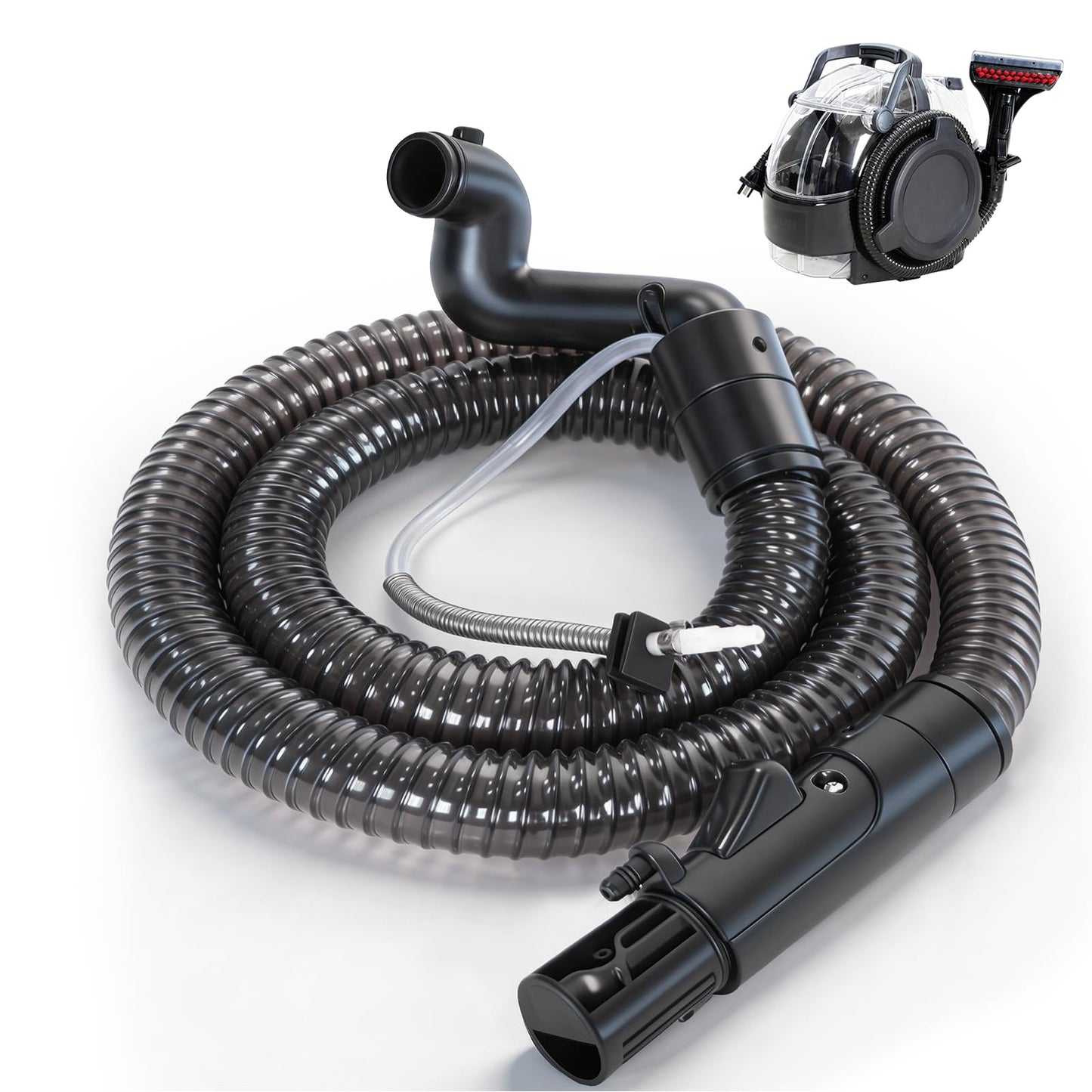 Upgraded Compatible with Bissell Replacement Hose-Fits Models 3624,3194,2505,2458,2891,1565 & More,Compatible with Bissell Parts-OEM Models 2037905 & 1606643,Flexible Hose for Deep Cleaner