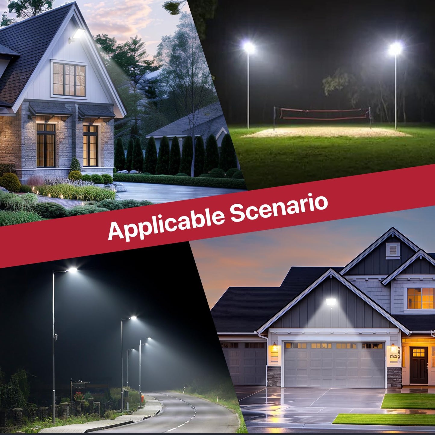 150W Parking Lot Light, LED Flood Light Outdoor 22500LM 5000K Adjustable Arm Mount LED Street Light with Dusk to Dawn Photocell 120V IP65 Waterproof LED Shoebox Light Outside for Yard Warehouse Barn