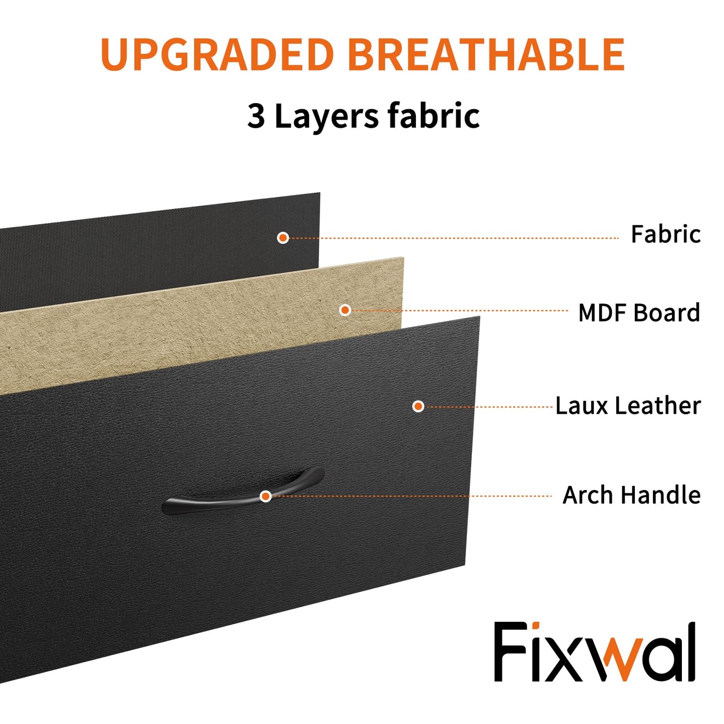 Fixwal Black Tall Skinny Dresser for Bedroom, Narrow Storage Dresser Organizer with 7 Fabric Drawers, Nightstand Furniture in Closet, Entryway, Hallway