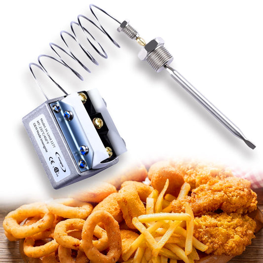 1177 High Limit Fryer Switch Lccm200300000 Deep Fryer Thermostats Parts Replace 301030005 IM 1177 Fryer ROBERT VULCA Royal Rang Gas Lccm080360000 Fryer Thermostat 3/8" Mpt Stuff Box Hi Limit 450°F