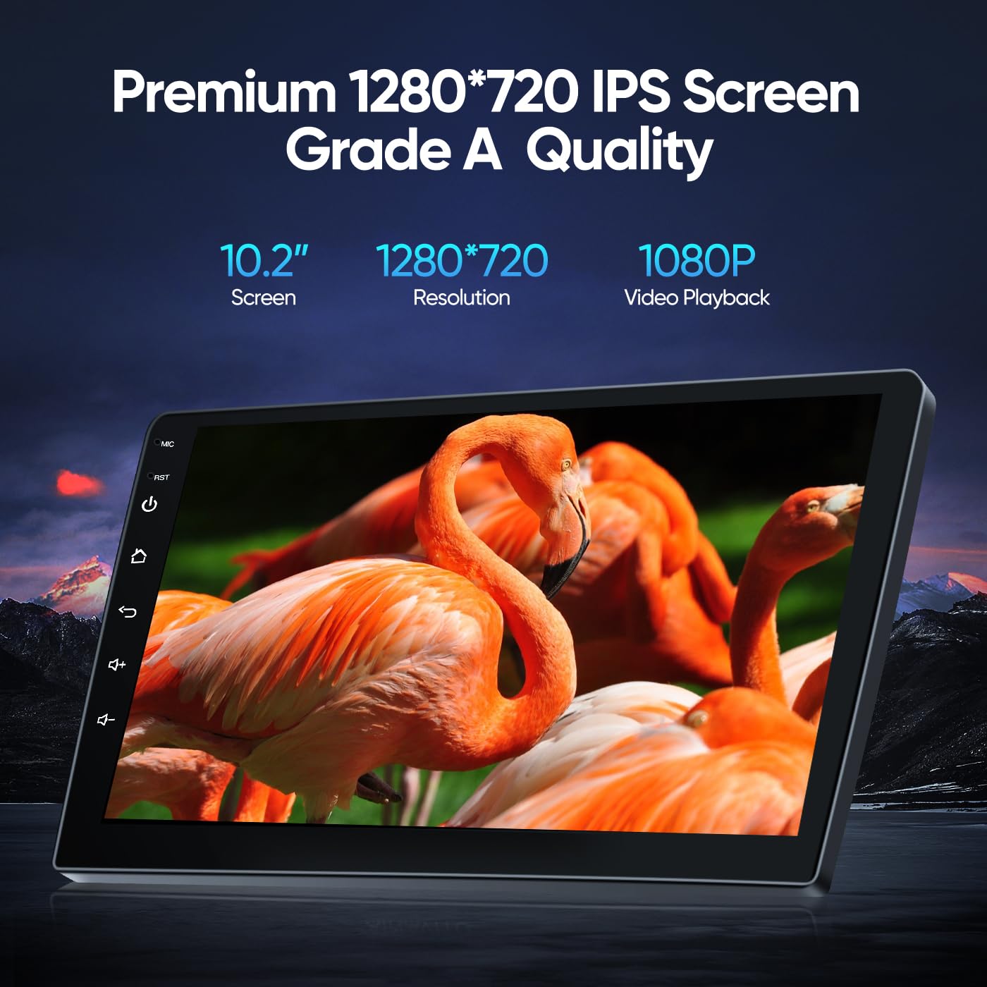 10.2 Inch Car Radio Stereo Upgrade Replacement for Jeep Wrangler/JK 2007-2018 Jeep Patriot 2009-2016 Dodge Ram 1500 2500 2009 2010 2011 2012 withCarPlay/Android Auto/Touch Screen/FM/HD Backup Camera