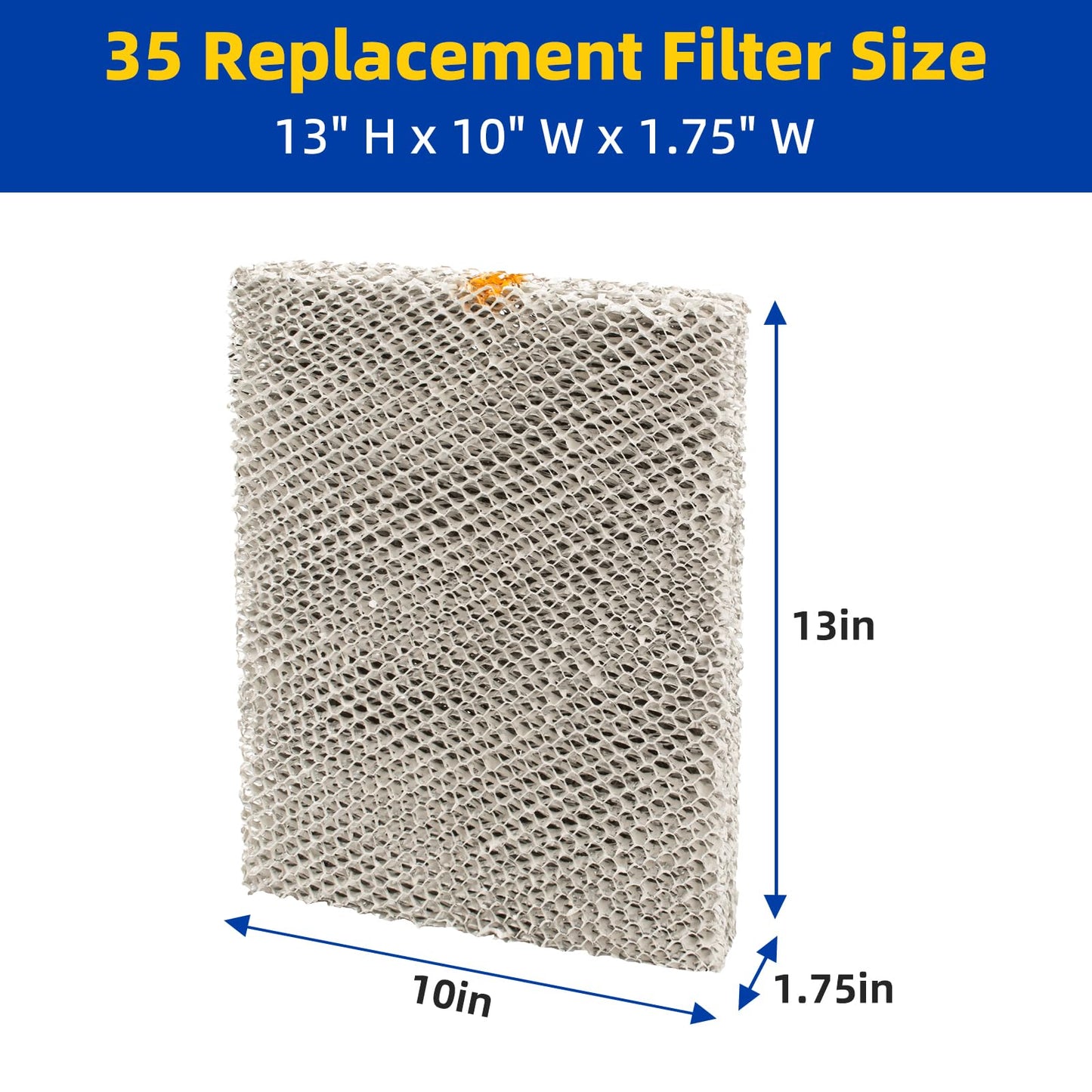 Ximoon 4839 Humidifier Maintenance Kit Fit for Aprilaire 600 Series Parts - 35 Water Panel Filter Replacement for AprilAire Whole House Humidifier 600, 600A, 600M