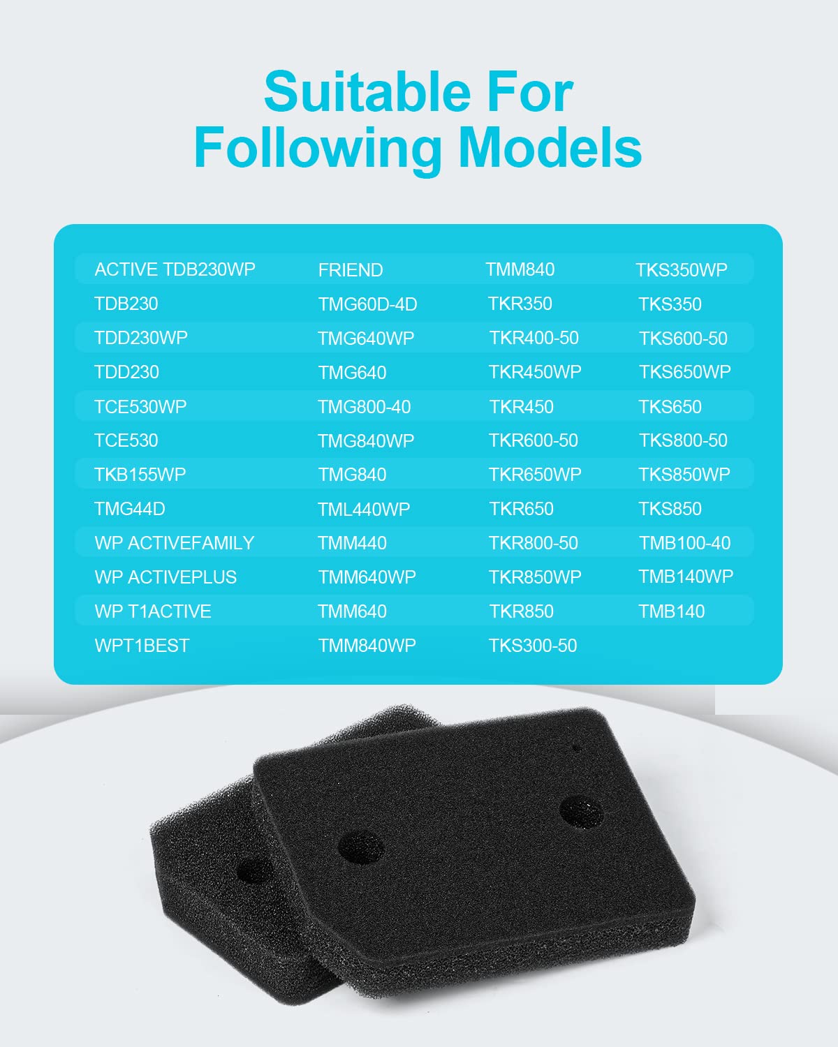 9164761 Foam Filter Replacement for All Miele T1 Heat Pump Tumble Dryers TMB540WP TKS850WP TKG840WP TKS650WP TKB150WP TKG450WP TCJ680WP TCE520WP Parts (3)