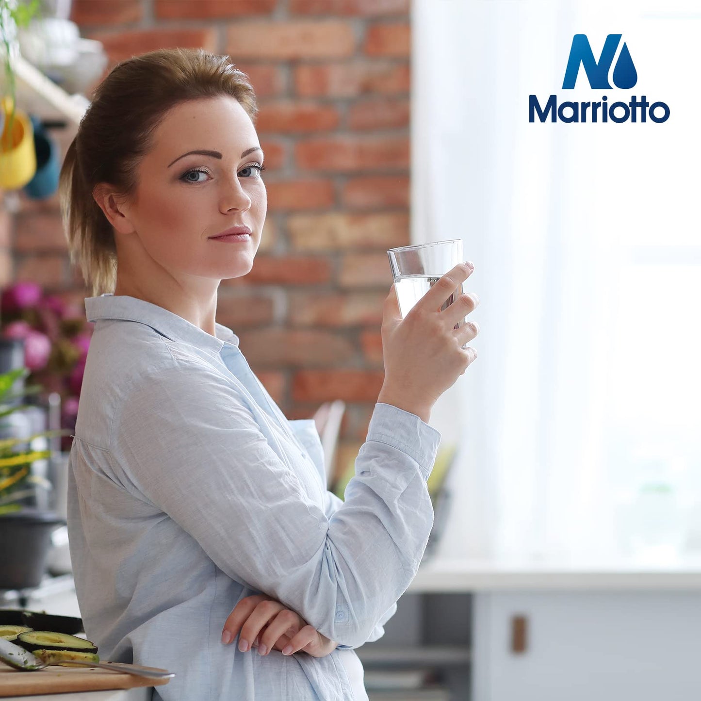 MARRIOTTO MIWF6200 Water Filter Replacement for Midea MIWF6200, MRS26D5AST, MRS26D7AST, MRQ22D7AST, MF-2008-R2, NS-WF26SS0-1, Zline MIWFT2100, RFM-W-36, WF200, SJWF200, SJG2254FS, NSF42, (2 Pack)