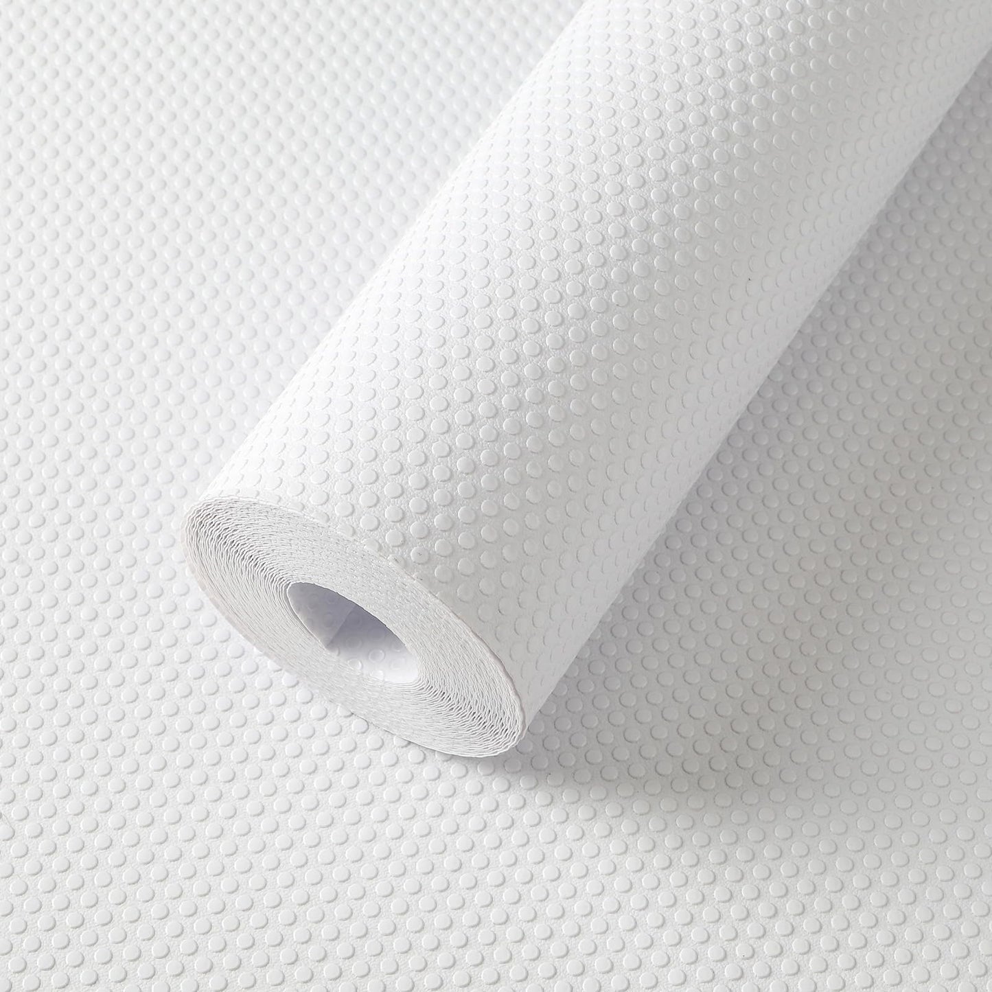 FLPMIX Shelf Liners for Kitchen Cabinets: 23" Wide Waterproof Under Sink Mats - Non-Adhesive Easy to Cut Large Drawer Liner for Pantry Cupboard 23" x 300" White