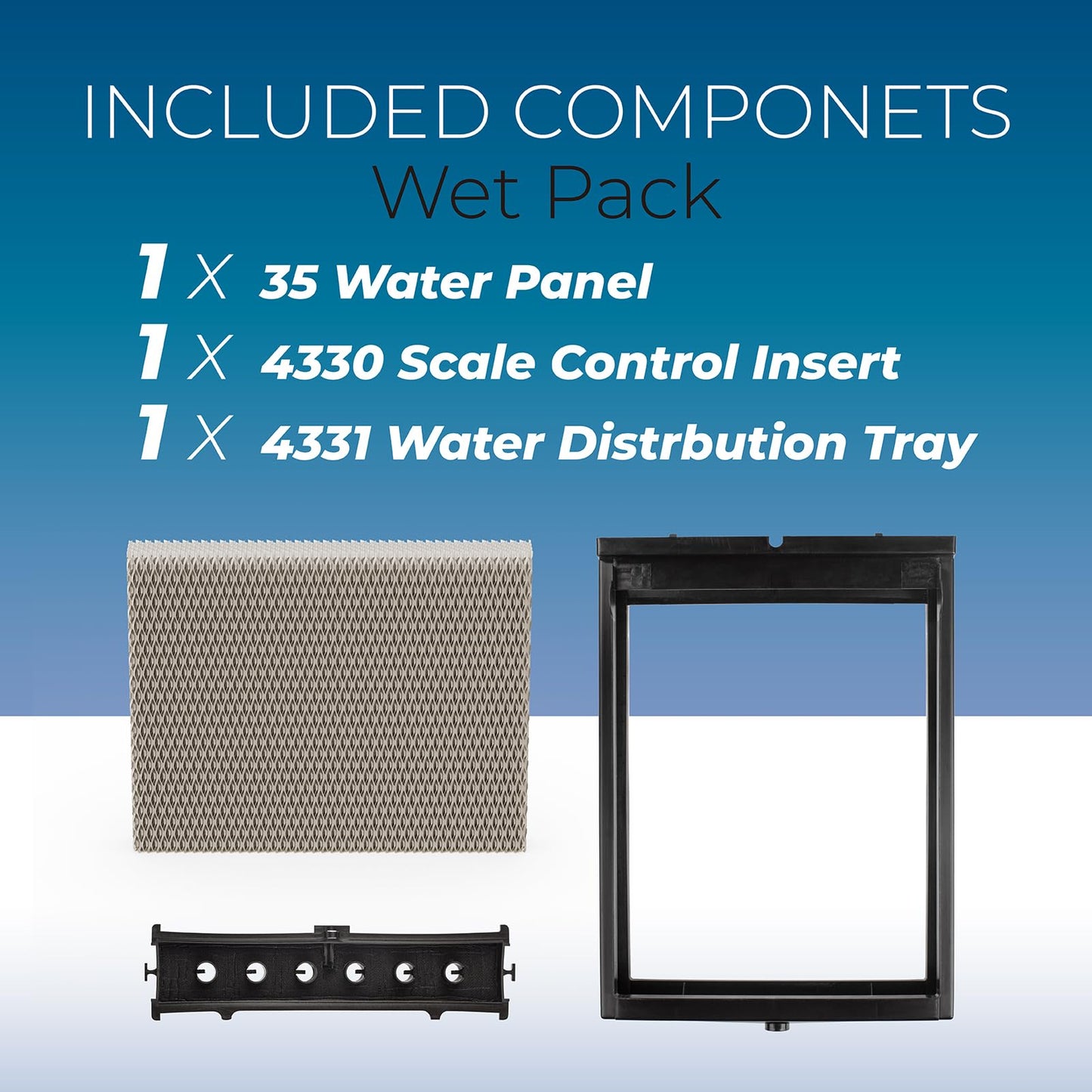4839 Humidifier Maintenance Kit/Water Panel Model No. 35 Humidifier Filter Replacement for Aprilaire 600, 600A, 600M,Whole Home Humidifier Filter Fits for Aprilaire 600 Series
