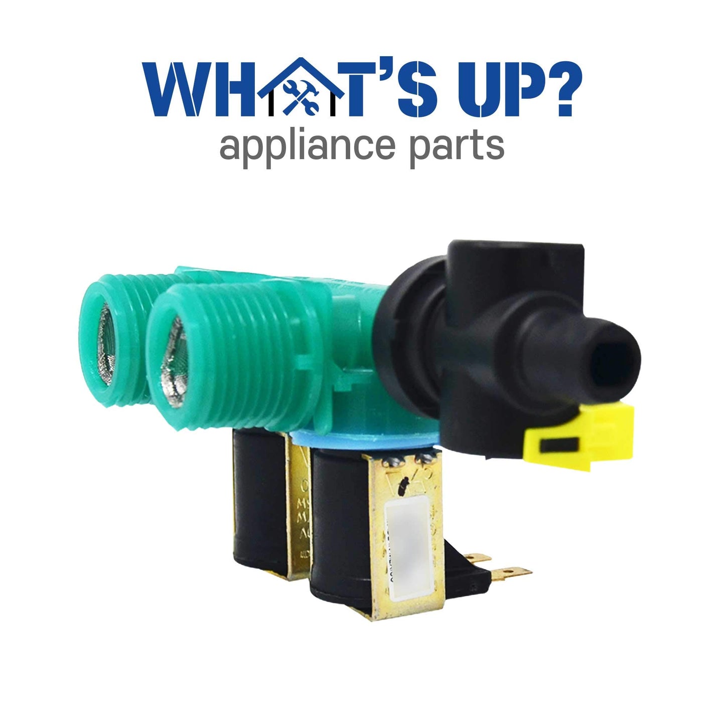 What's Up? 8578341 8578340 Washer Water Inlet Valve Replacement Part for Whirlpool Washers Replaces WP8578341, AP6013540, PS11746766, AP6013539, 8578340, PS11746765