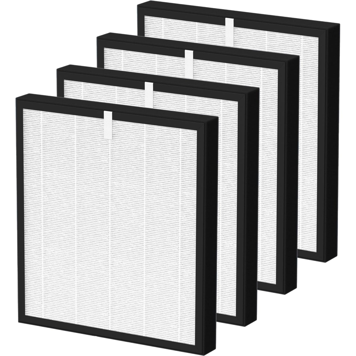 Sinnya TZ-K2 True HEPA Replacement Filter Compatible with ToLife TZ-K2, 3-in-1 H13 Activated Carbon TZ-K2-A Filter, 4 Pack