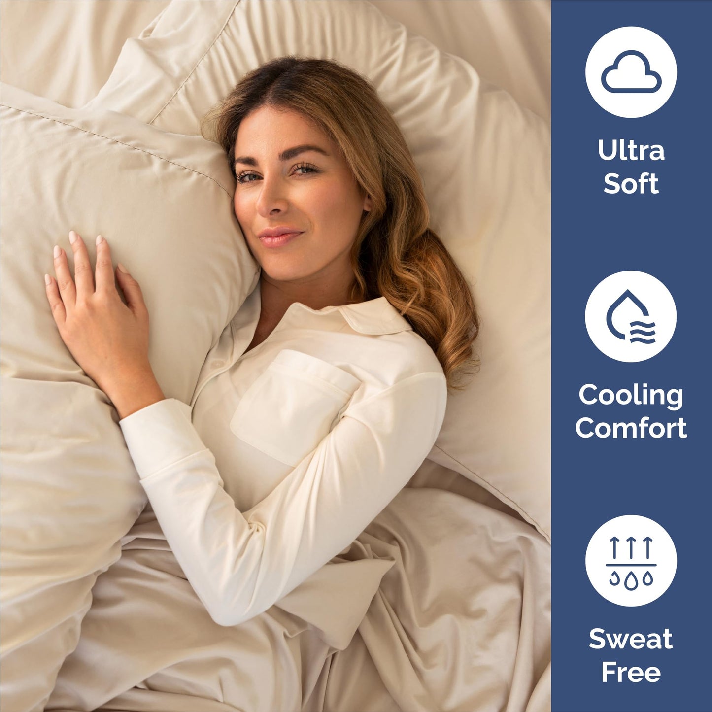 King 6 Piece Sheet Set - Comfy, Breathable & Cooling - Soft Hotel Luxury Bedding for Women, Men, Kids, Teens & Children - 1 Flat & 1 Fitted Sheet & 4 Pillowcases w/ Deep Pockets - Wrinkle Free - Wheat
