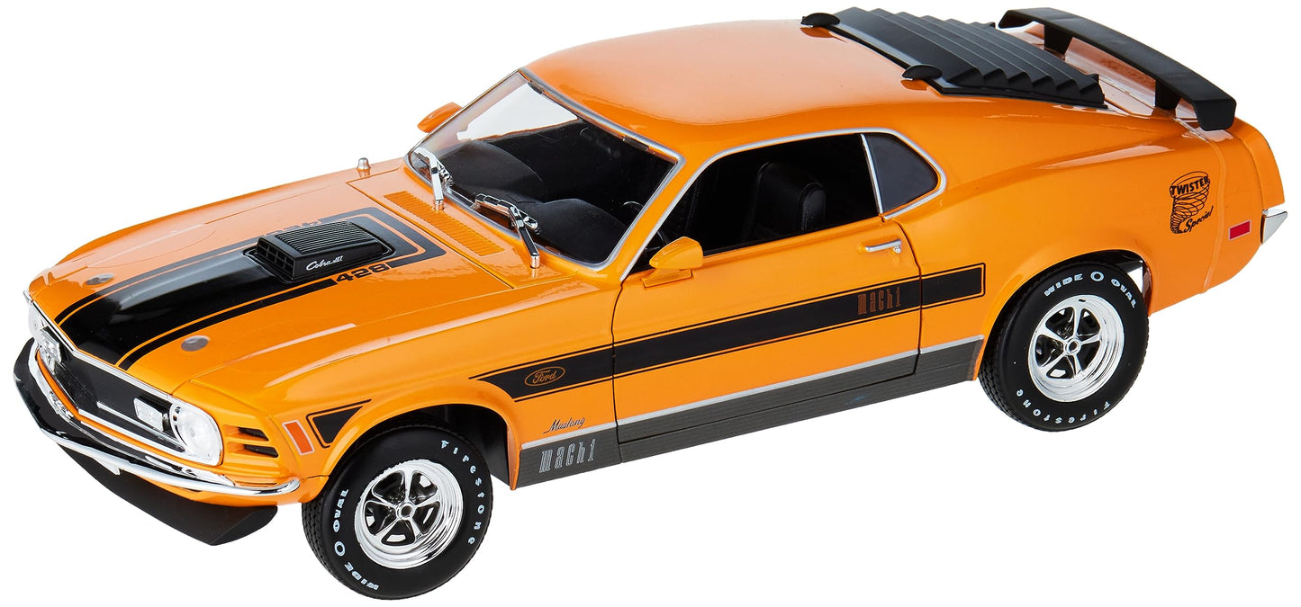 Maisto 1:18 Special Edition 1970 Ford Mustang Mach 1, Orange, 1:18 Scale