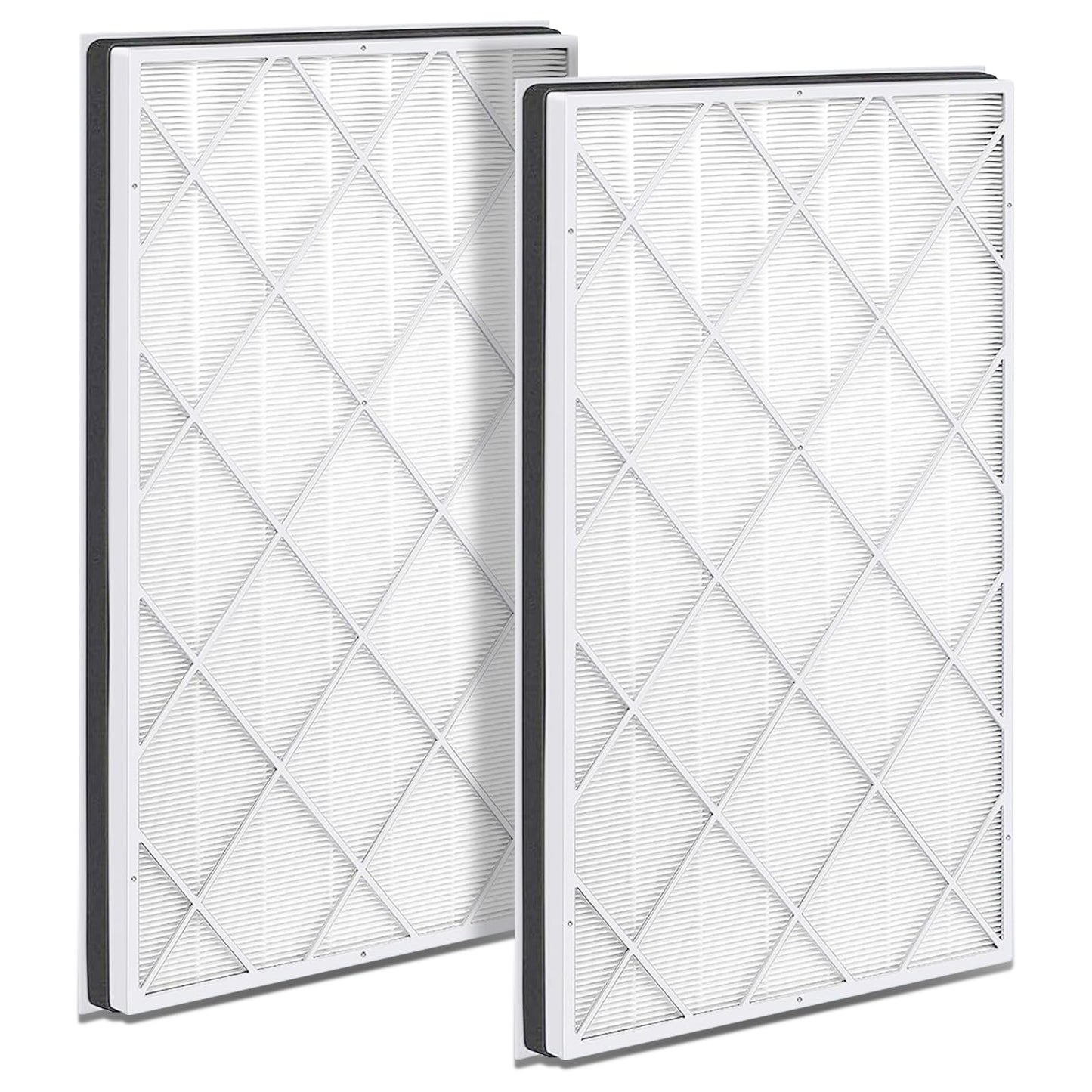 NXBHG HE601 Replacement Filter 2 Pack Compatible with Shark 6-Fan HE601 HE602, Compare to Part # HE6FKPET, HE6FKBAS, HE6FKPRO
