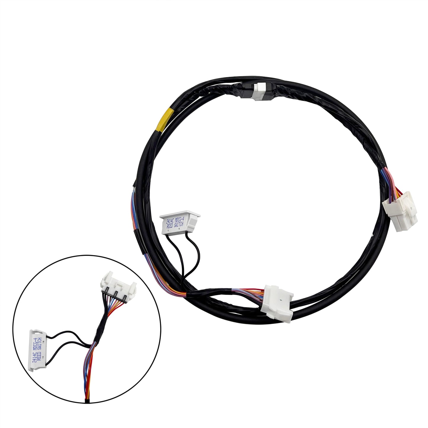 Refrigerator Wire Harness DA96-00640A Compatible with Samsung Refrigerator RF25HMEDBWW/AA RF28HMEDBBC/AA RF28JBEDBSR/AA RF30HBEDBSR/AA RF31FMEDBWW/AA RF4289HARS/XAA