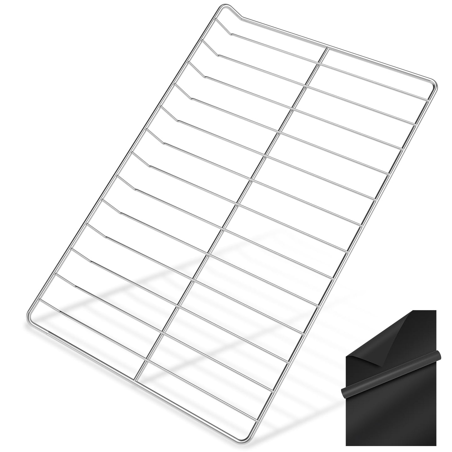 Upgraded WPW10179152 24.7x 15.7" Oven Rack Replacement Parts Perfect For Whirlpool Double Convection Stove/Oven Rack-Flat W10179152 Oven Shelf For KitchenAid Maytag Electric Gas Stove Racks