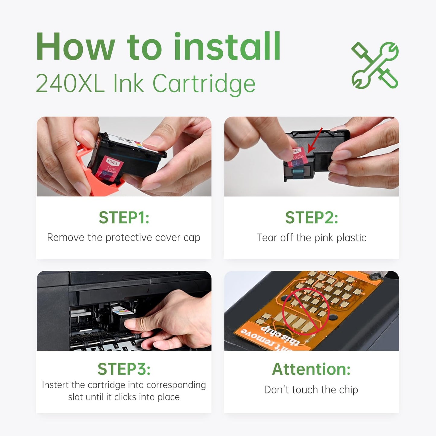 LEMERO PG-240 XL 240XL Black Ink Cartridge Remanufactured for Canon 240XL Ink Cartridge Work with Canon PIXMA MG3620 MG2120 MG3120 MG4120 MG2220 MG3220 MG3520 MX472 TS5120 Printers (Black, 2-Pack)