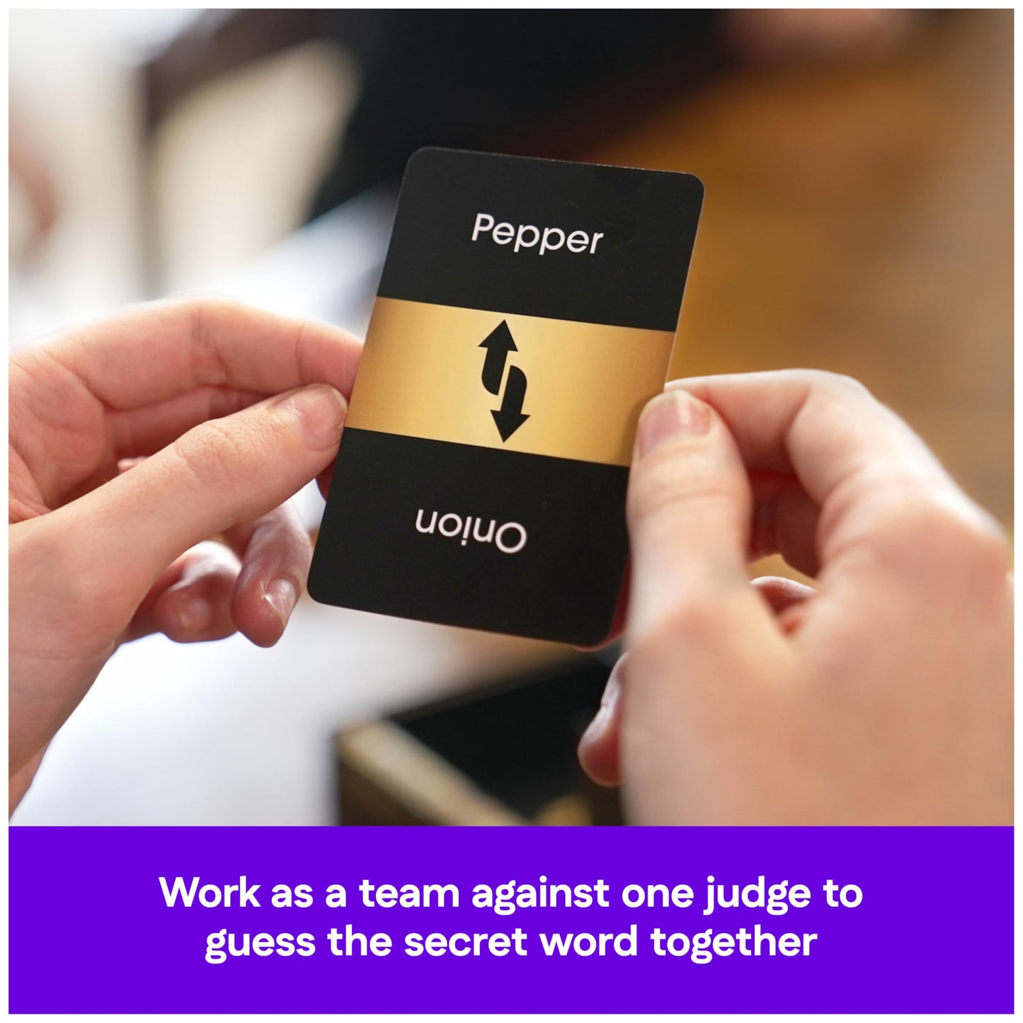 Spin Master Games, Hard to Get, Find the Secret Word Clue Card Game with Hilarious & Challenging Prompts, Easy Indoor Activity, 2-10 Players, Ages 14 & Up