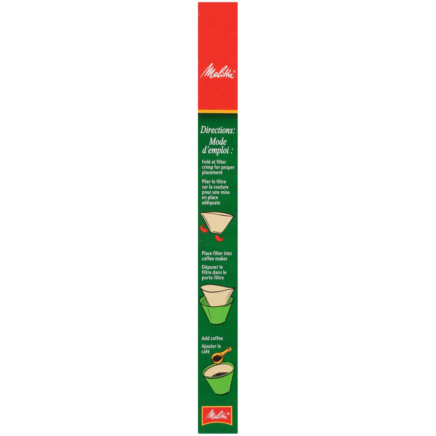 Melitta #6 Cone Coffee Filters, Unbleached Natural Brown, 40 Count (Pack of 12) 480 Total Filters Count - Packaging May Vary