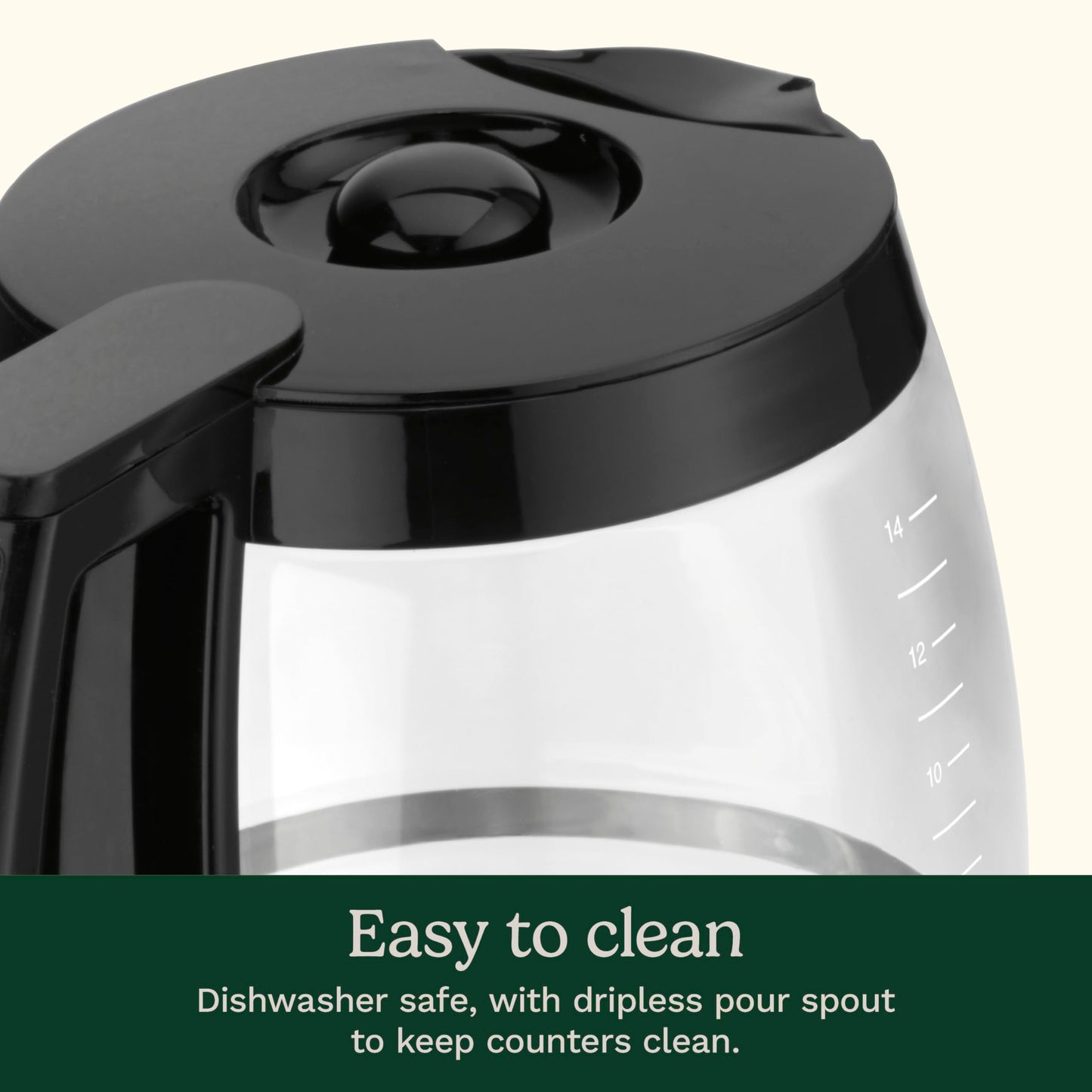 Cuisinart 14-Cup Replacement Carafe for Coffee Maker, DCC-2200RC