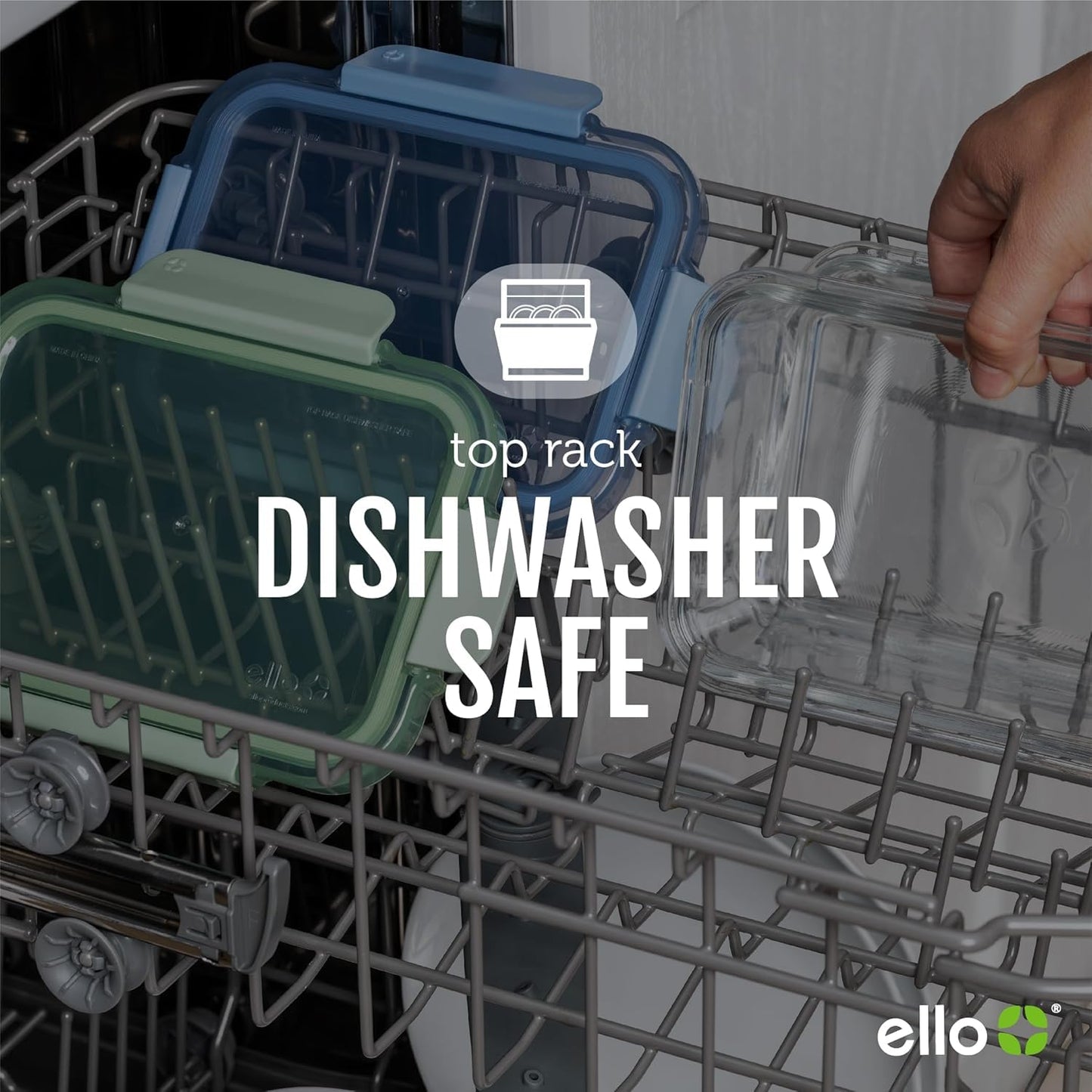 Ello Color Lock 2 Cup 6PC, 3 Pack Glass Meal Prep Sets Leak-Proof Glass Food Storage Containers with Airtight BPA-Free Plastic Lids, Dishwasher, Microwave, and Freezer Safe, Desert Festival