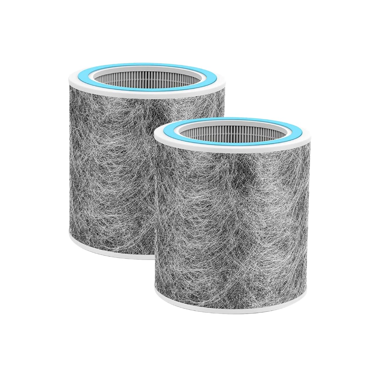 Nispira HC452 HP102 Replacement Filter For Shark NanoSeal Air Purifier HP102PET, HP100, HP105 HC450, HC451, HC455, UA455 3-in-1 True HEPA Activated Carbon Part HE1FKPET, 2 Pack
