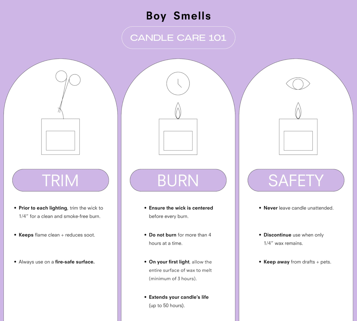 Boy Smells Mint Candle - 8.5 oz Fancy Candle with Ginger, Wild Mint, and Cedarwood- Up to 50-Hour Burn - Cotton Wick