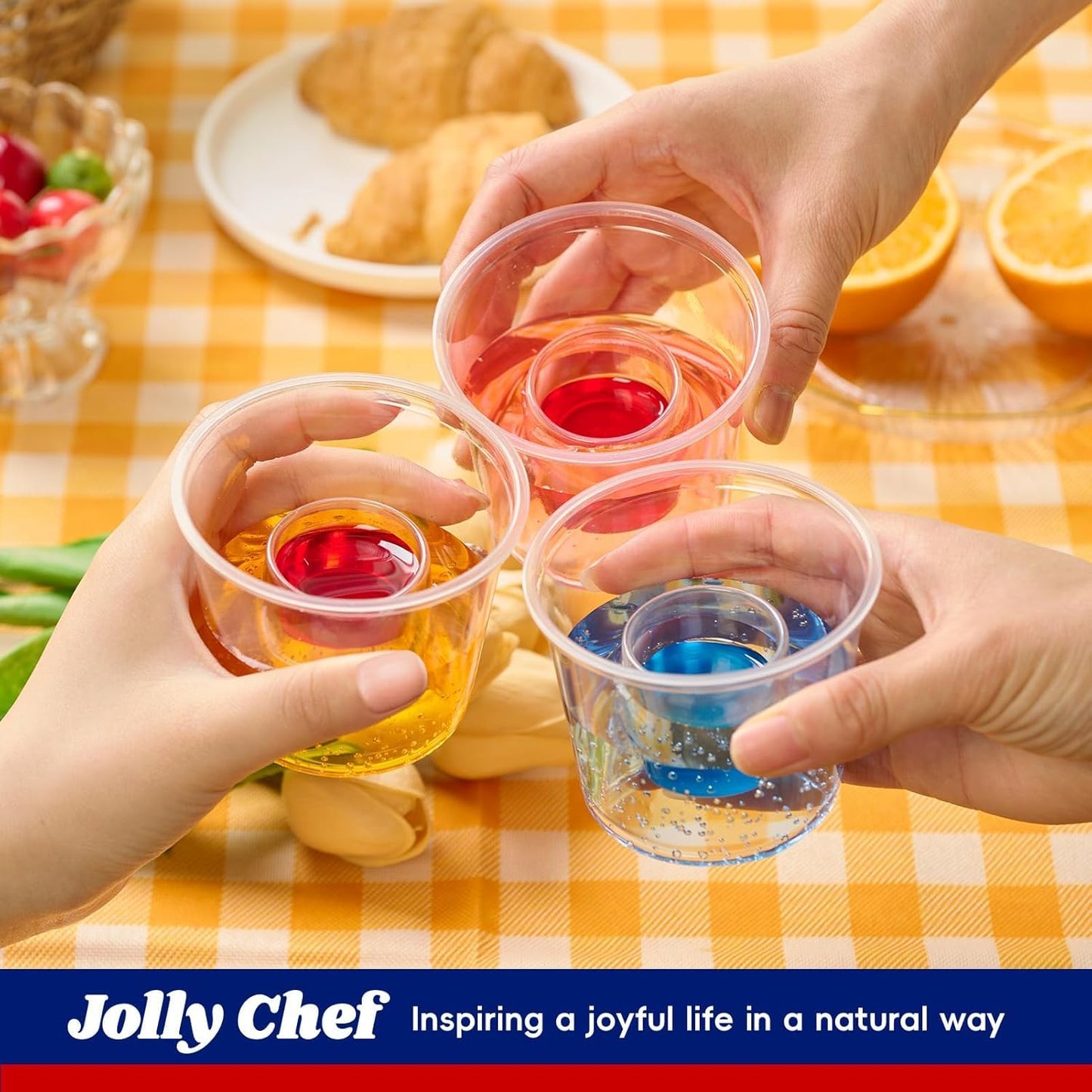 JOLLY CHEF 500 Disposable Bomber Cups Jager Bomb Shot Glasses plastic, Highly Durable and Reusable Shot Cups,Perfect for Wedding, Thanksgiving, Halloween, Christmas Party