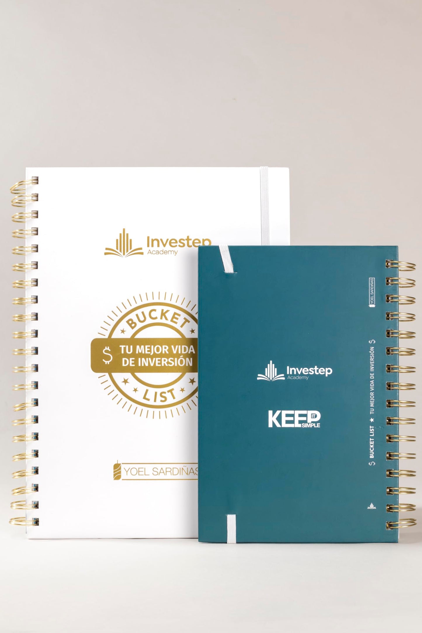 Bucket List – Tu Mejor Vida de Inversión | Journal de Metas Financieras y Crecimiento Personal | Investep Academy – Yoel Sardiñas (Pequeño (14 x 21 cm))