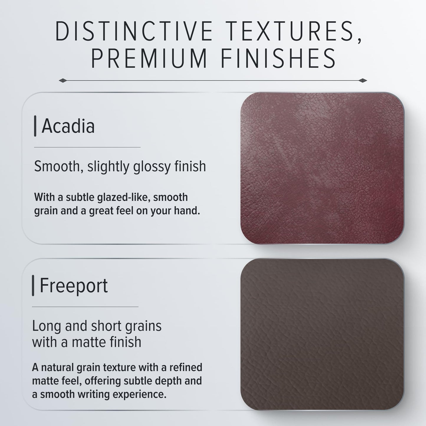 Gallery Leather Journal - Crafted in Maine, USA - Softcover, For Men and Women, For Writing, Work & Travel, 192 Lined Pages - A Safe Space for Your Thoughts - Acadia Tan, 8x5.5, Desk Lined