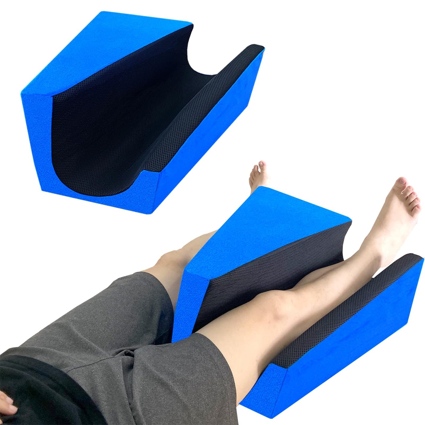 bibahala Hip Abduction Pillow Knee Wedge Leg Lifter for After Knee Surgery Replacement Recovery Aids Hip Abductor Pillow Maintain Leg Fixators While Sleeping (Right)