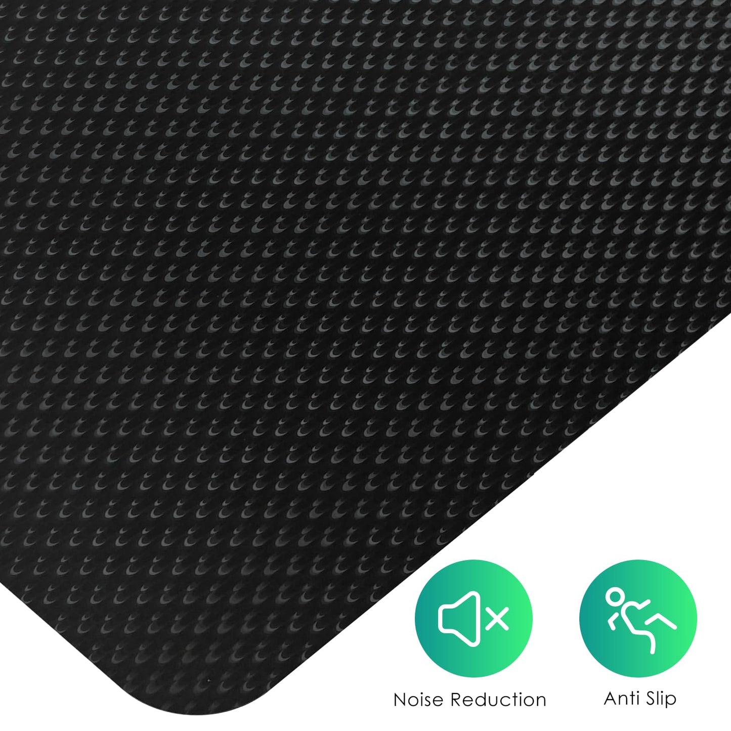 Vicwe Gaming Chair Mat for Hard Floor,46" x 60" Computer Chair Mat for Tile Floor,Anti-Slip Hard Floor Protector Rolling Chair for Office Home